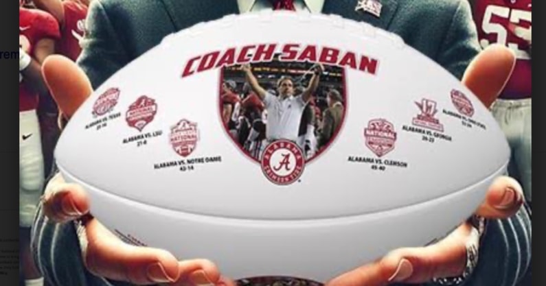 Nick Saban Football