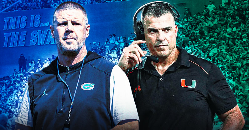 Florida Gators Billy Napier Miami Hurricanes Mario Cristobal