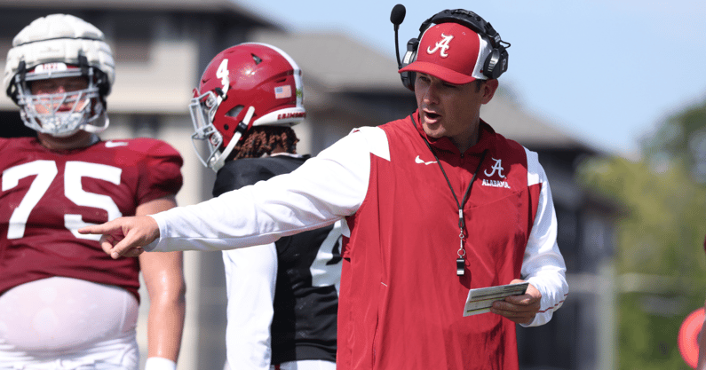 Alabama TE coach Bryan Ellis