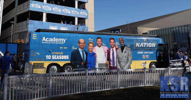 Photo of SEC Nation bus by Dr. Michael Huang | Kentucky Sports Radio