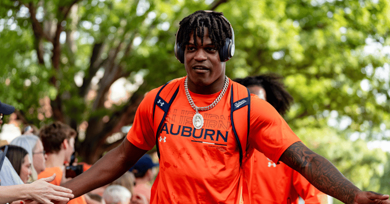 Perry Thompson (Photo by Matt Rudolph/Auburn Live)
