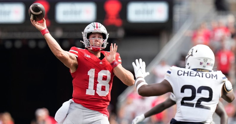 Will Howard by Adam Cairns/Columbus Dispatch / USA TODAY NETWORK