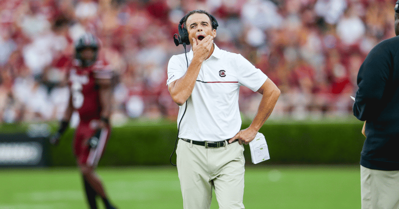 South Carolina football coach Shane Beamer (Katie Dugan/GamecockCentral)