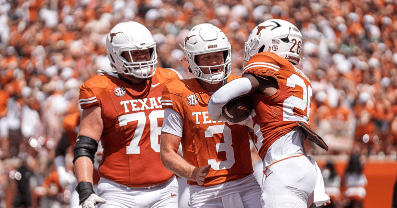 Michigan Wolverines football will host Quinn Ewers and Texas in Week 2. (Photo by Aaron E. Martinez/American-Statesman / USA TODAY NETWORK)