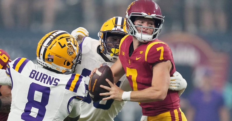 NCAA Football: Vegas Kickoff Classic-Southern California at Louisiana State