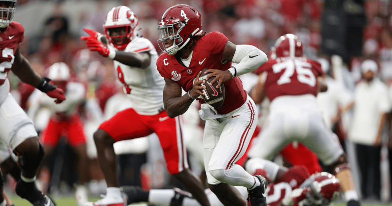 Alabama QB Jalen Milroe