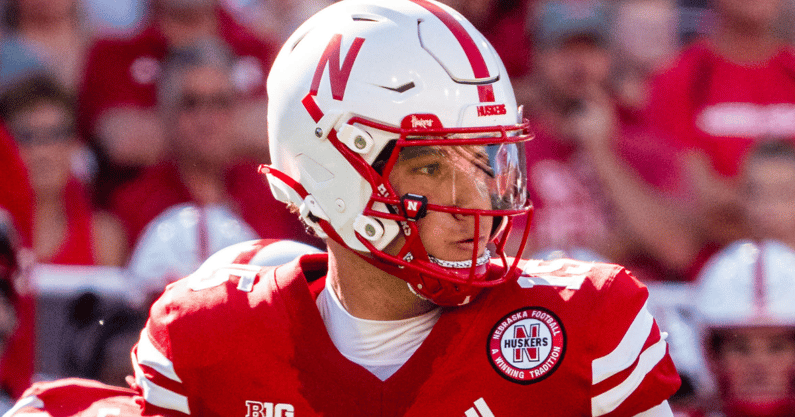 Nebraska QB Dylan Raiola