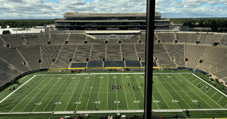 notre dame stadium nui