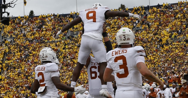 NCAA Football: Texas at Michigan