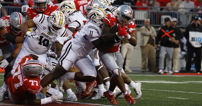 TreVeyon Henderson by Matt Parker -- Lettermen Row --