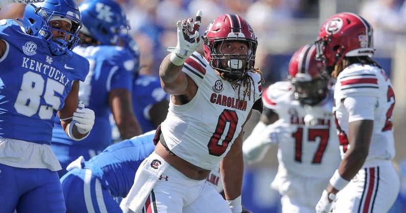 south carolina gamecocks linebacker debo williams