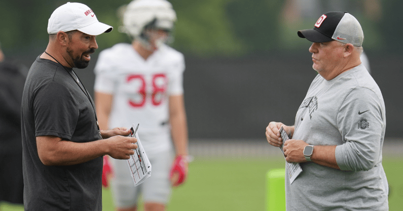 Ohio State HC Ryan Day, OC Chip Kelly