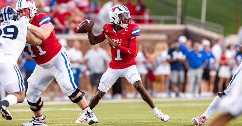 SMU-football-rhett-lashlee-decision-hand-smu-offense-kevin-jennings-over-preston-stone