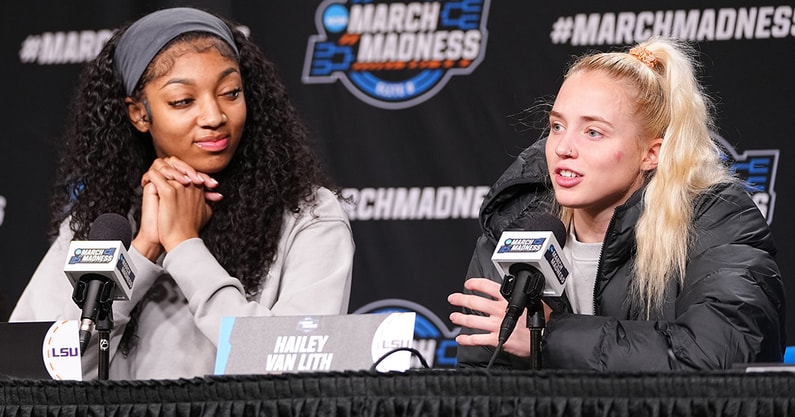 Former LSU stars Angel Reese and Hailey Van Lith