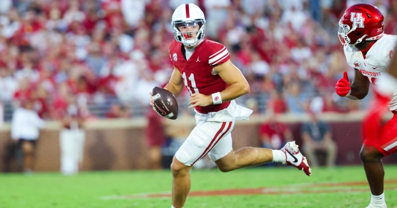 NCAA Football: Houston at Oklahoma