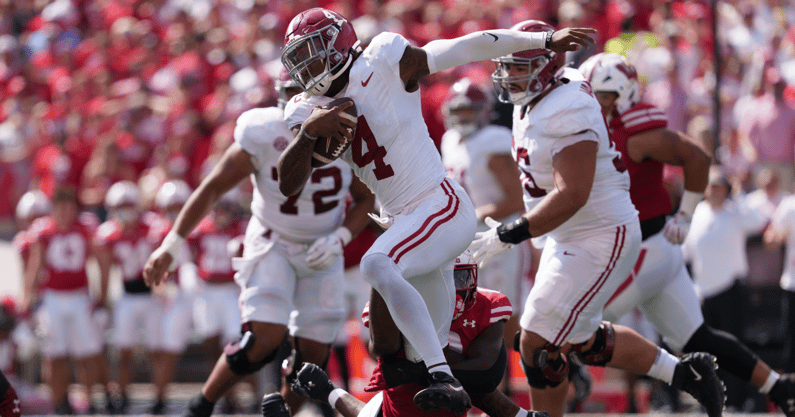 Alabama QB Jalen Milroe