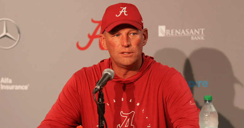 Alabama coach Kalen DeBoer