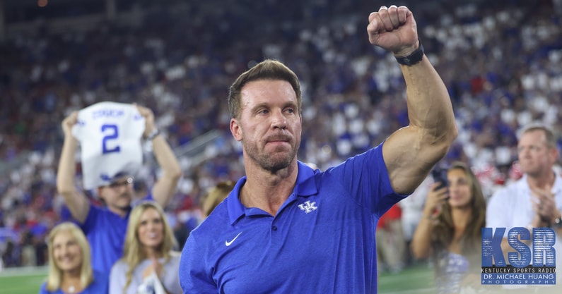 Kentucky football great Tim Couch is recognized for his College Football Hall of Fame induction vs. Georgia - Dr. Michael Huang, Kentucky Sports Radio