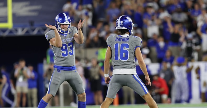Alex Raynor celebrates with Wilson Berry - Dr. Michael Huang, Kentucky Sports Radio