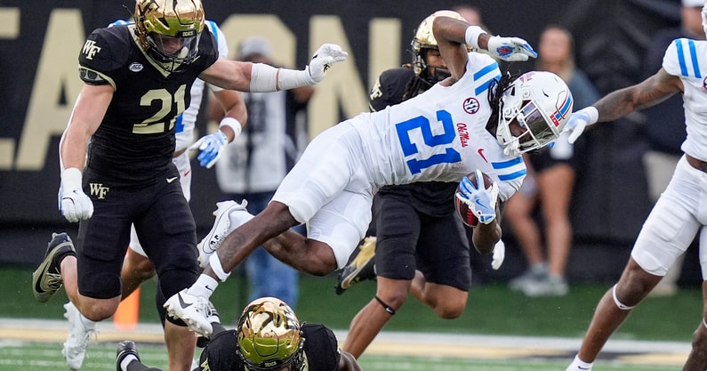 NCAA Football: Mississippi at Wake Forest