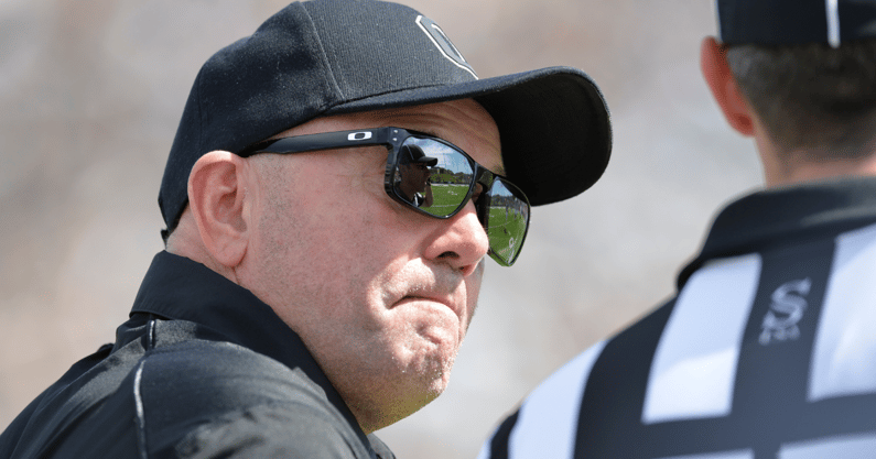 Ohio football coach Tim Albin