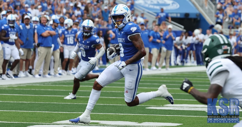 Dane Key running with the football - Dr. Michael Huang, Kentucky Sports Radio