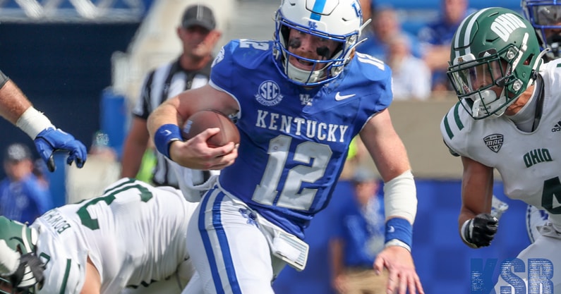 Brock Vandagriff running the ball against Ohio - Dr. Michael Huang, Kentucky Sports Radio