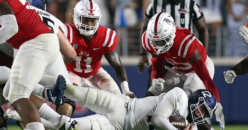 NCAA Football: Georgia Southern at Mississippi