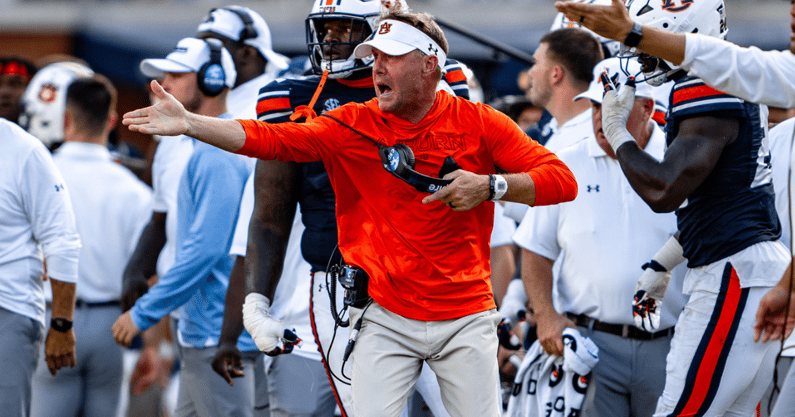 Hugh Freeze (Photo by Matt Rudolph/Auburn Live)