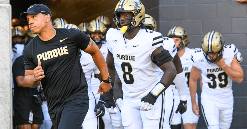 Purdue coach Ryan Walters