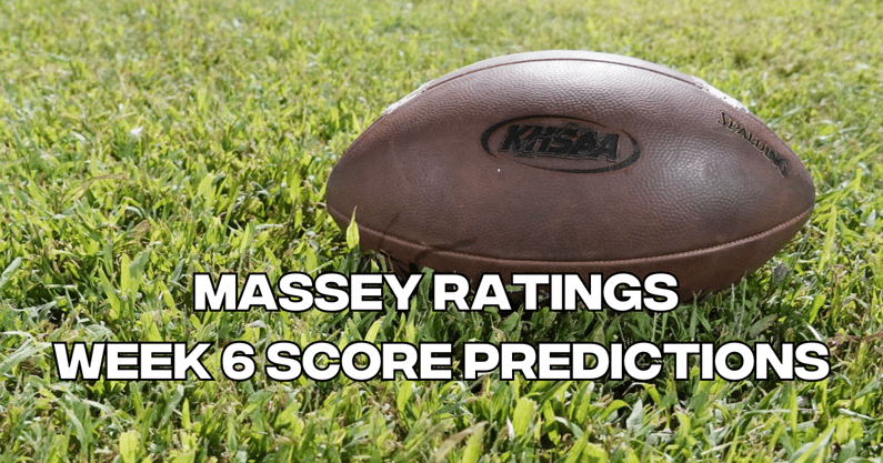 Massey Ratings Week 6 Score Predictions