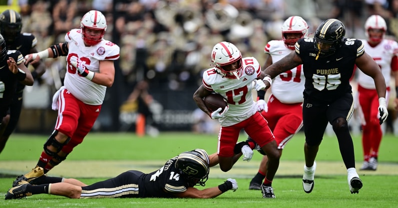 Jacory Barney Nebraska football
