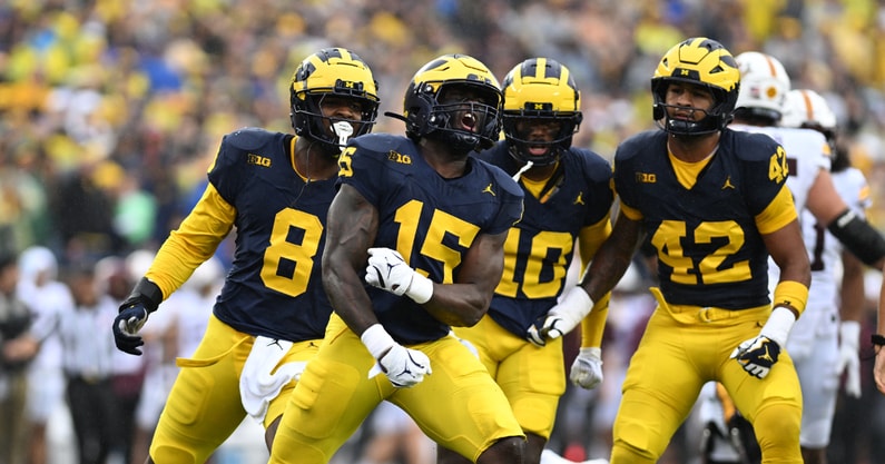 Michigan Wolverines football linebacker Ernest Hausmann led his team with 9 tackles against Minnesota last year. (Photo by Lon Horwedel / TheWolverine.com)