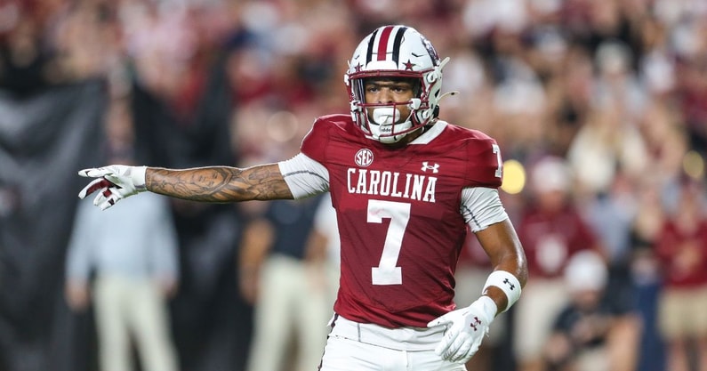 south carolina gamecocks wr gage larvadain