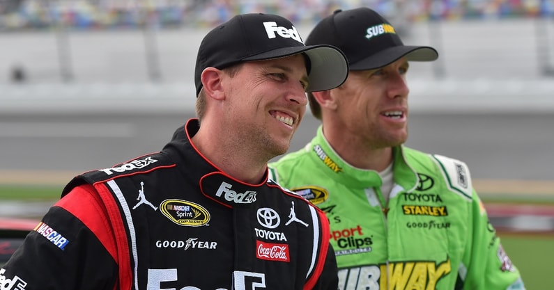 Denny Hamlin Carl Edwards