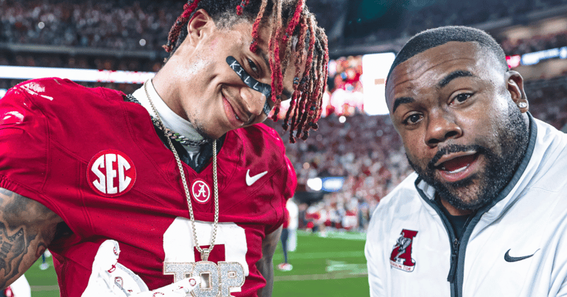 Alabama WR Ryan Williams and former RB Mark Ingram