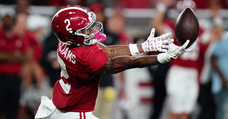Alabama WR Ryan Williams (John David Mercer / USA TODAY Sports)