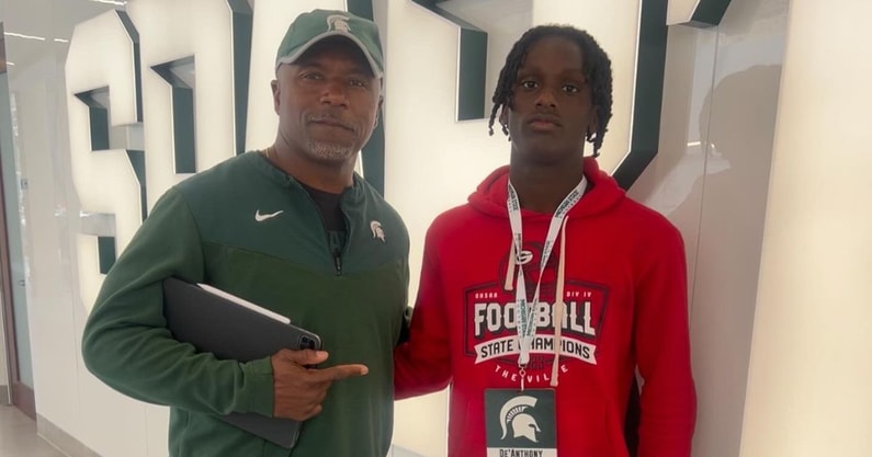 (Michigan State) Photo courtesy Deanthony Crittenden via Twitter.