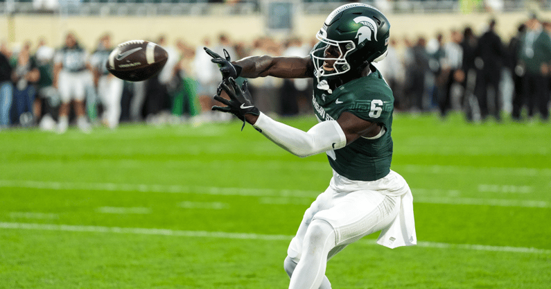 Michigan State wide receiver Nick Marsh