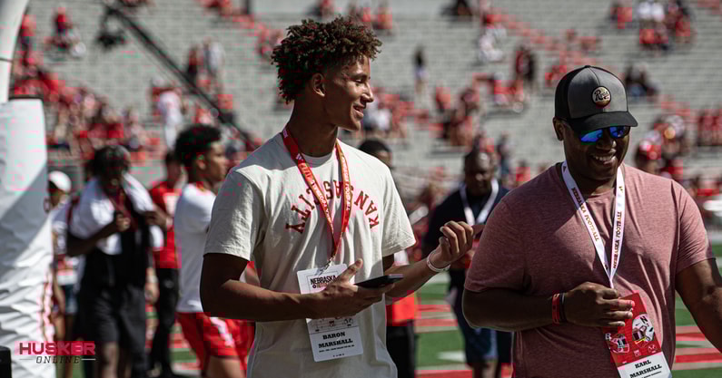 2028 WR Baron Marshall at Nebraska