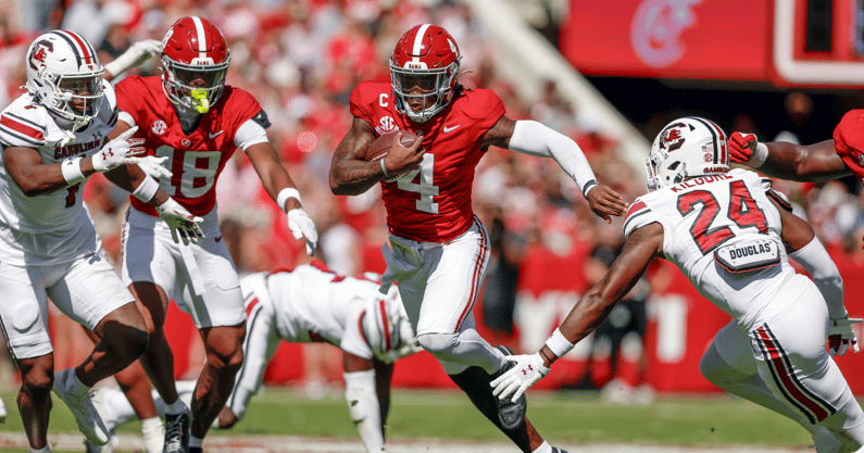 Alabama QB Jalen Milroe