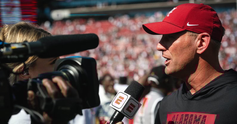 Alabama coach Kalen DeBoer