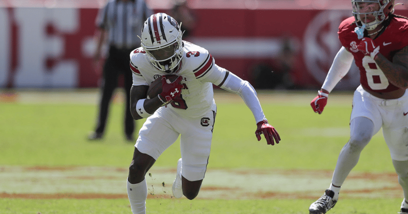 South Carolina wide receiver Mazeo Bennett (Photo Credit: CJ Driggers/GamecockCentral)