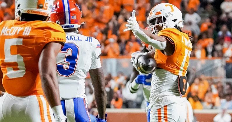 Chris Brazzell, Tennessee Football | Brianna Paciorka/USA TODAY Network via Imagn Images