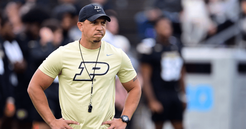 Purdue coach Ryan Walters