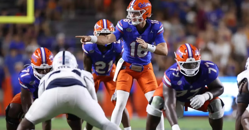 Florida Gators quarterback Aidan Warner (UAA Photo / Maddie Washburn)