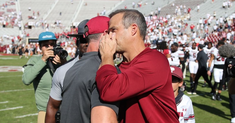 south carolina gamecocks football coach shane beamer