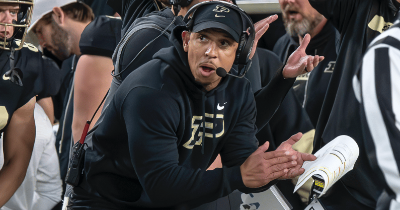 Purdue coach Ryan Walters