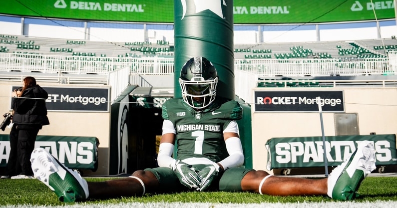 Junior college CB Keshawn Davila on Michigan State official visit