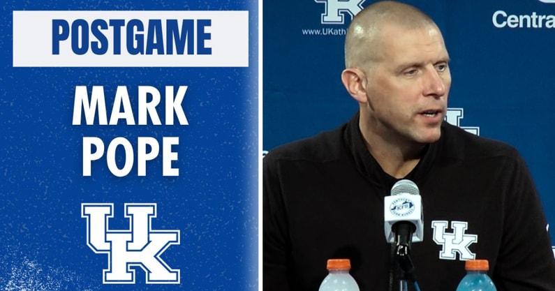 Mark Pope postgame press conference